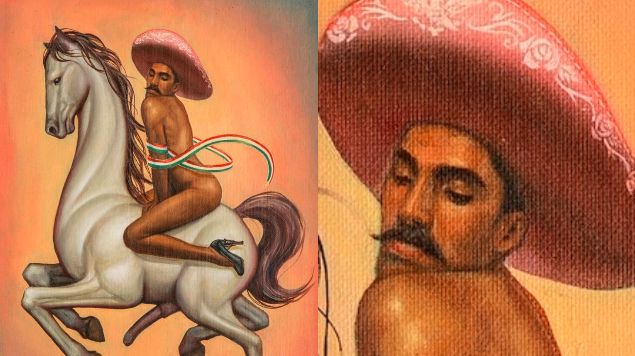 Obra polemica de de Fabian Chairez de Emiliano Zapata | Blog Holográfico Publicidad