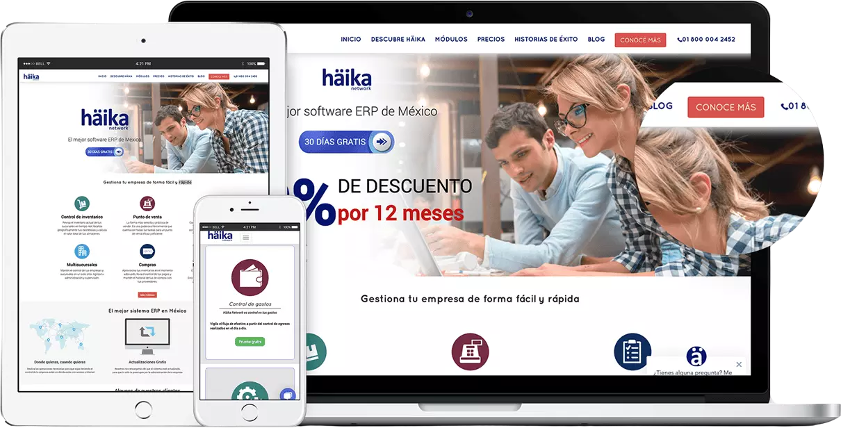 Ejemplo de campaña de Google Ads