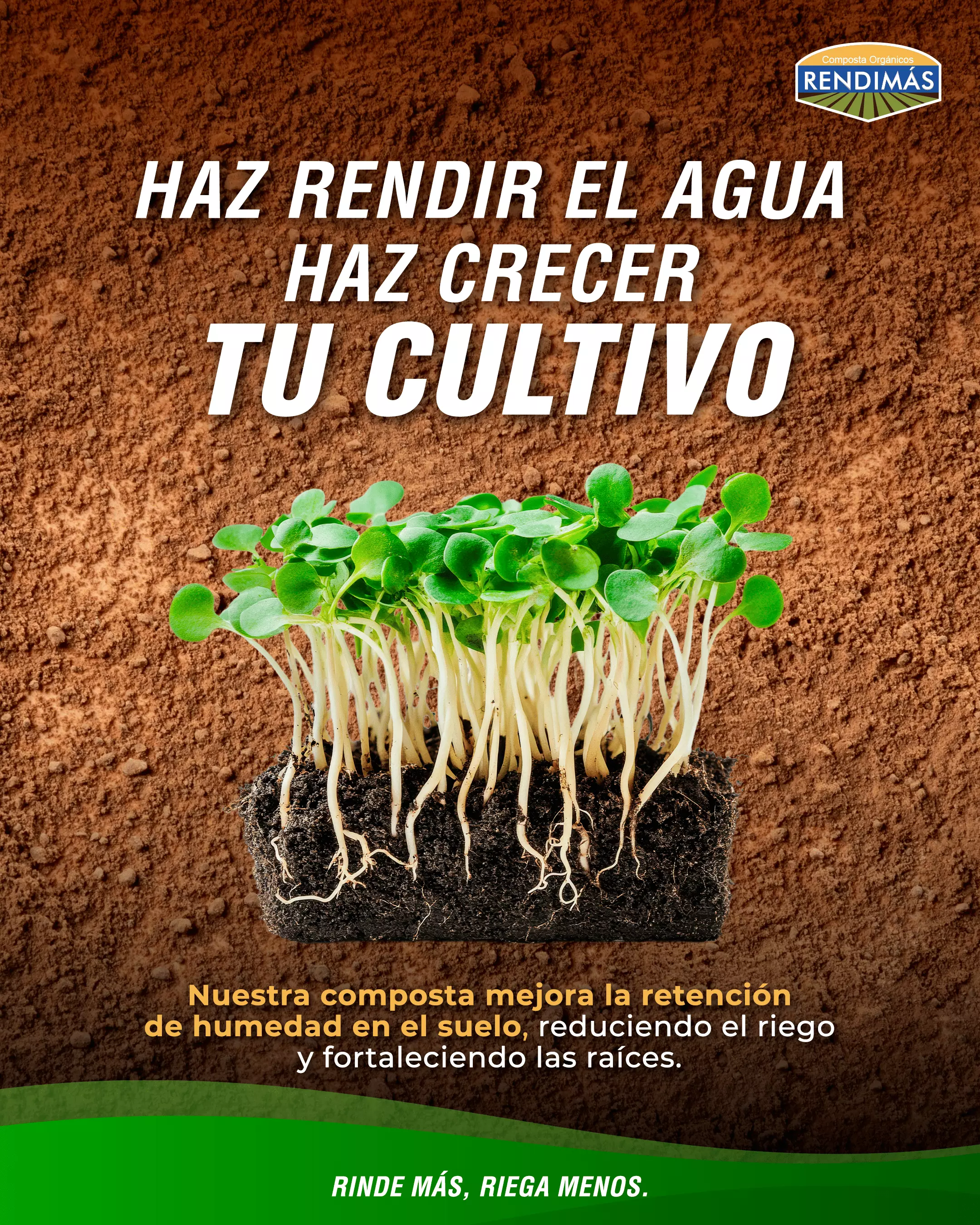 Post Rendimás: Más fuerte con menos agua